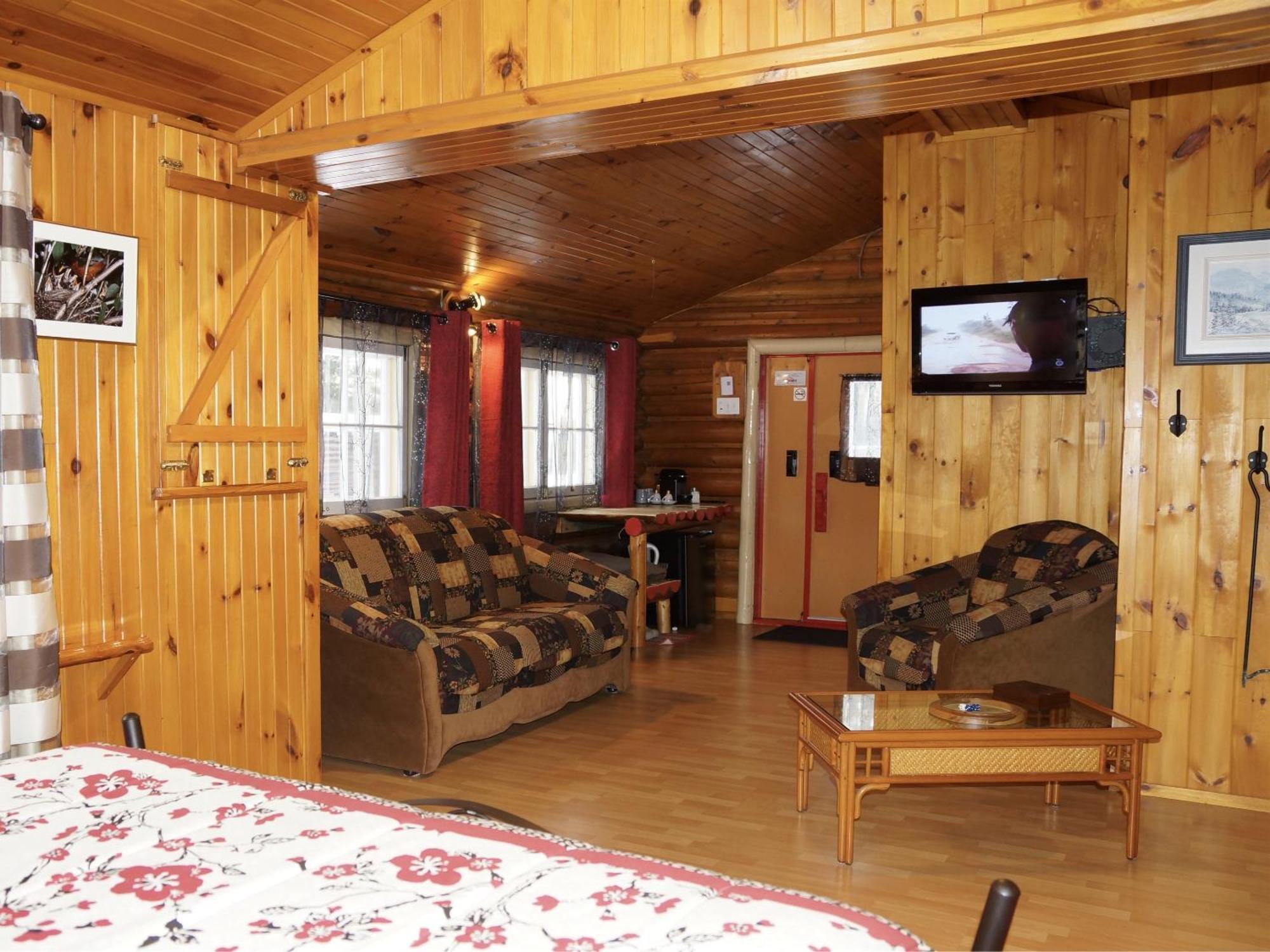 Domaine Le Bostonnais - Le Village En Bois Rond La Tuque Bilik gambar