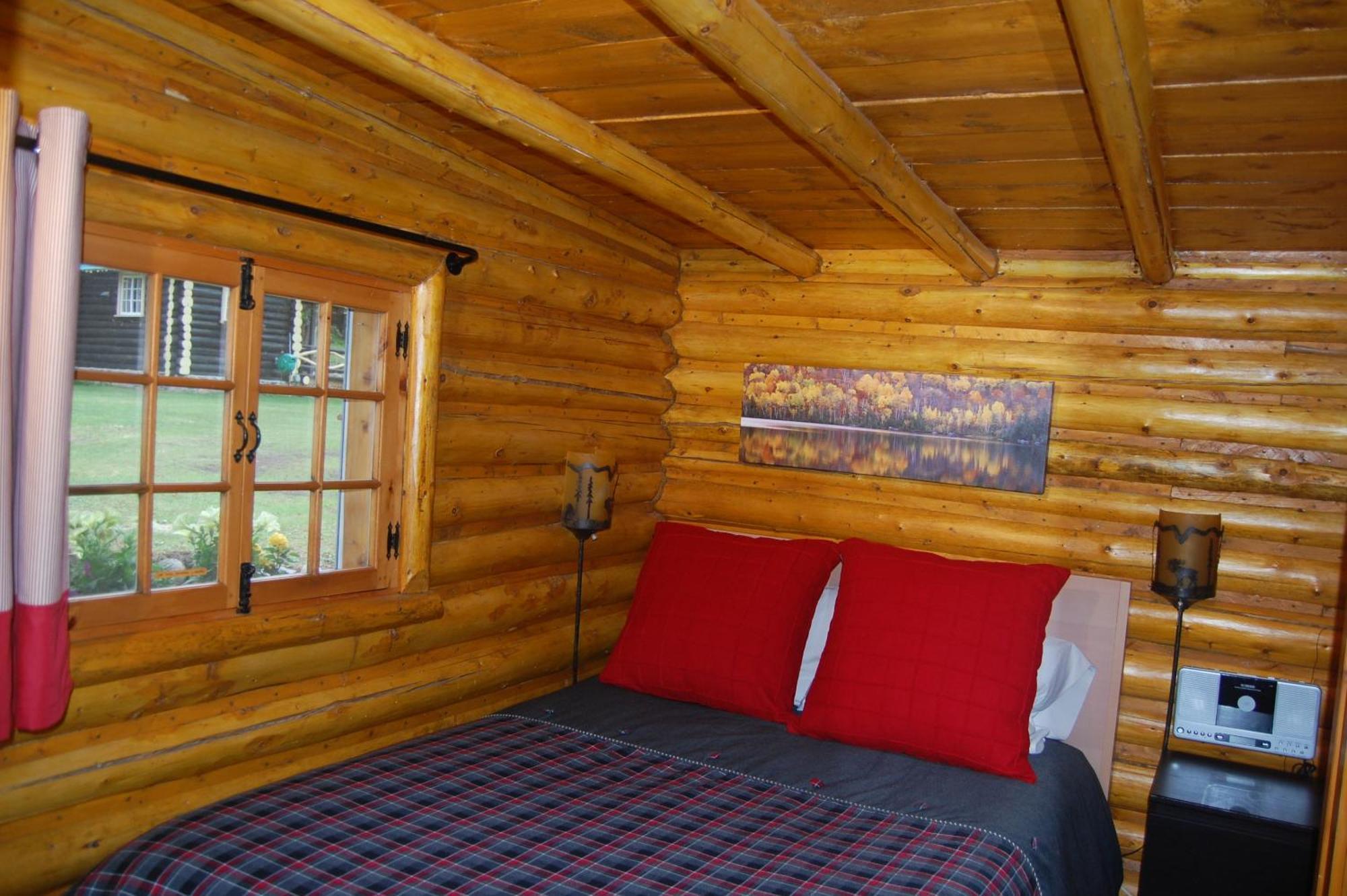 Domaine Le Bostonnais - Le Village En Bois Rond La Tuque Bilik gambar