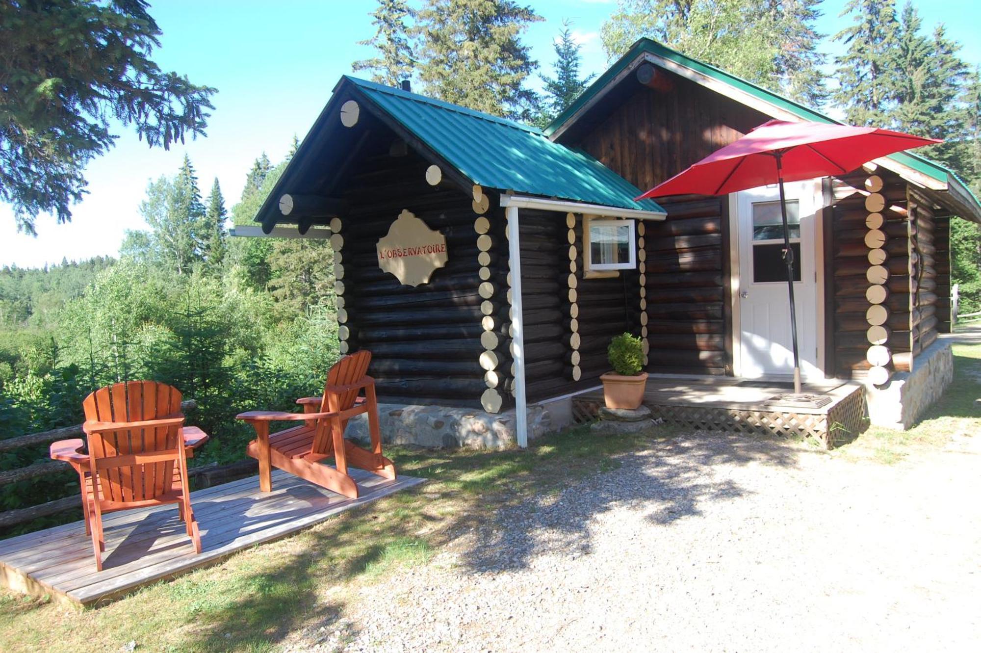 Domaine Le Bostonnais - Le Village En Bois Rond La Tuque Bilik gambar